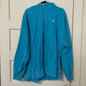 Champion Tidal Blue Reverse Weave Hoodie - 2XL